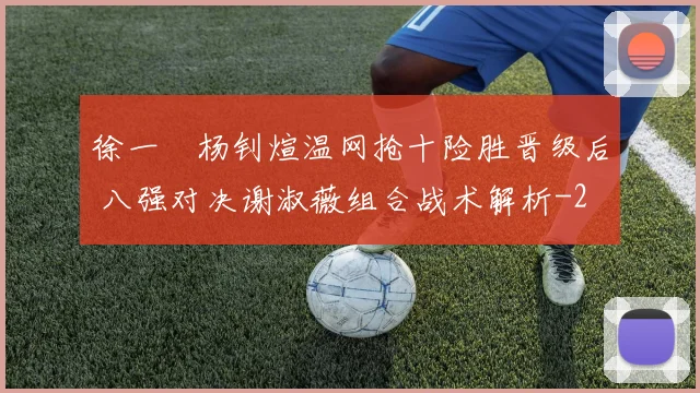 徐一璠杨钊煊温网抢十险胜晋级后 八强对决谢淑薇组合战术解析